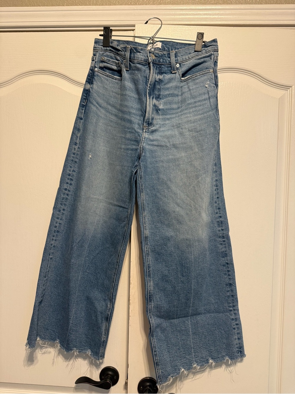 Pistola Light Blue Denim Jeans with Raw Hem